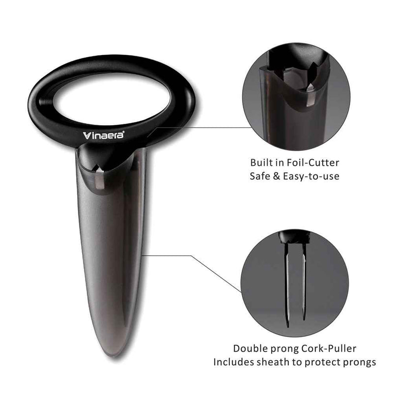 Ah-So Wine Opener with Foil Cutter