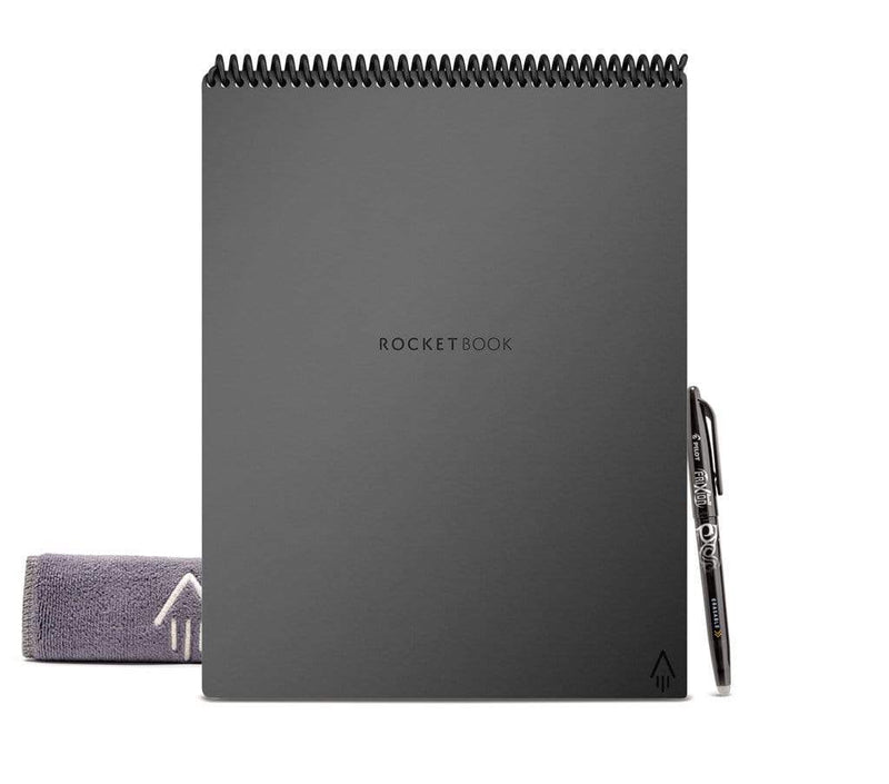 Rocketbook Flip: Galaxy's 1st Ambidextrous Reusable Notepad in grey