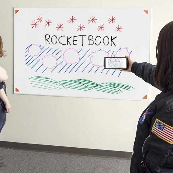 RocketBook Beacons: Digitize Any Whiteboard Or Wall scan your notes & drawings in the Rocketbook app