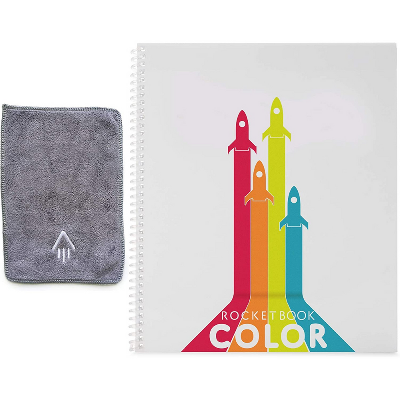 RocketBook Color – Digitize Your Kids’ Drawings, comes with microfibre cloth
