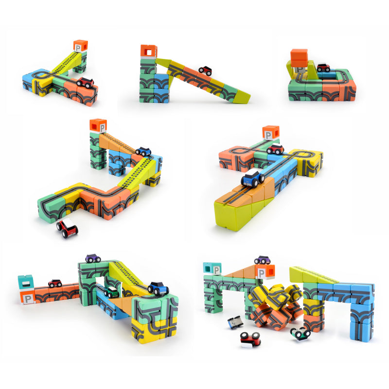 Qbitoy Magnetic Cubes - Unleash Your Child's Creativity with up to 100 combinations of play