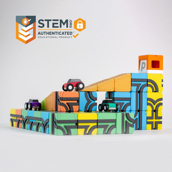 Qbitoy Magnetic Cubes - Unleash Your Child's Creativity STEM Certified toys for smart kids