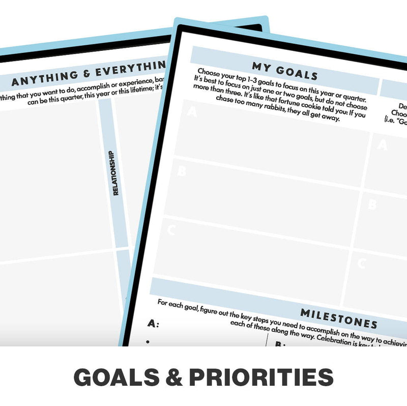  Rocketbook Panda Planner - Reusable & Cloud-Connected plan goals and priorities