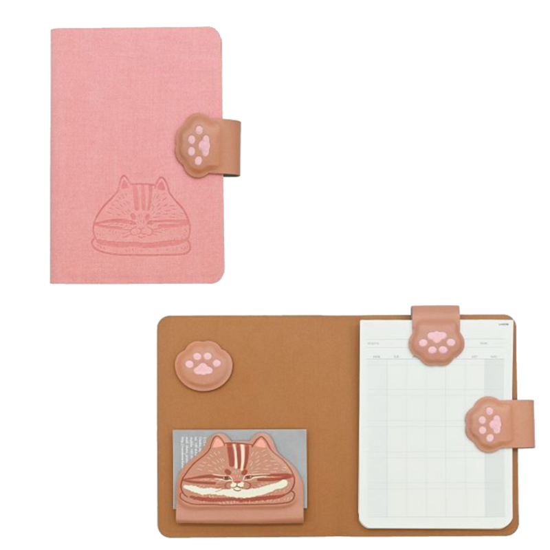 LHiDS x HanHan MagEasy Folio (A6) - Planner Organiser in pink cute dog design