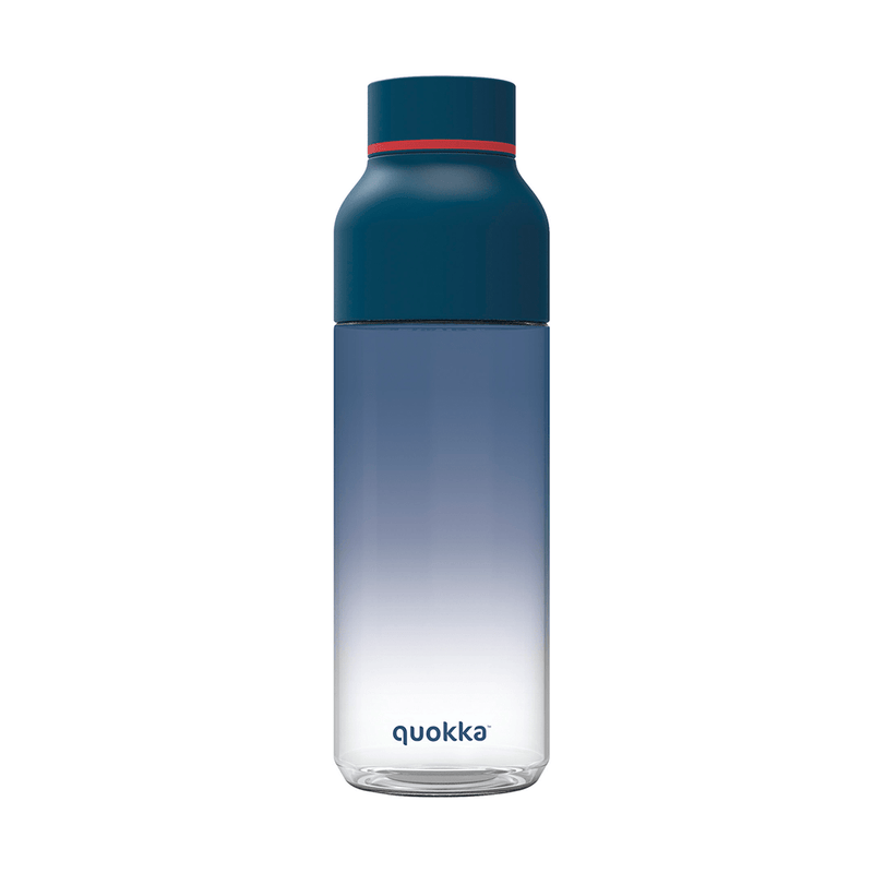  Quokka Botella de agua Tritan Quick-Sip con popote de 28 onzas  (28.1 fl oz), paquete de 3 azurita, transparente, grande, libre de BPA,  tapa reutilizable de boca ancha a prueba de