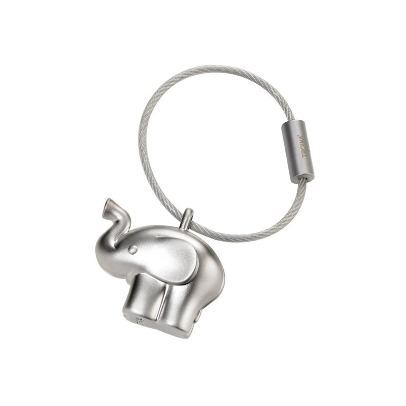 TROIKA Keychains & Keyrings - Multiple Premium Materials elephant design