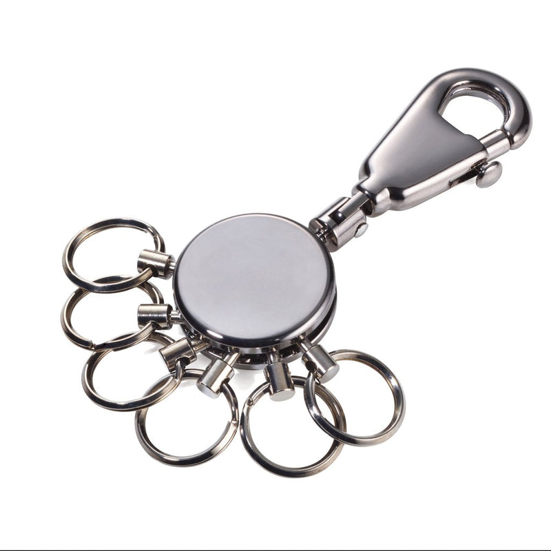 TROIKA Keychains & Keyrings - Multiple Premium Materials metal rings design