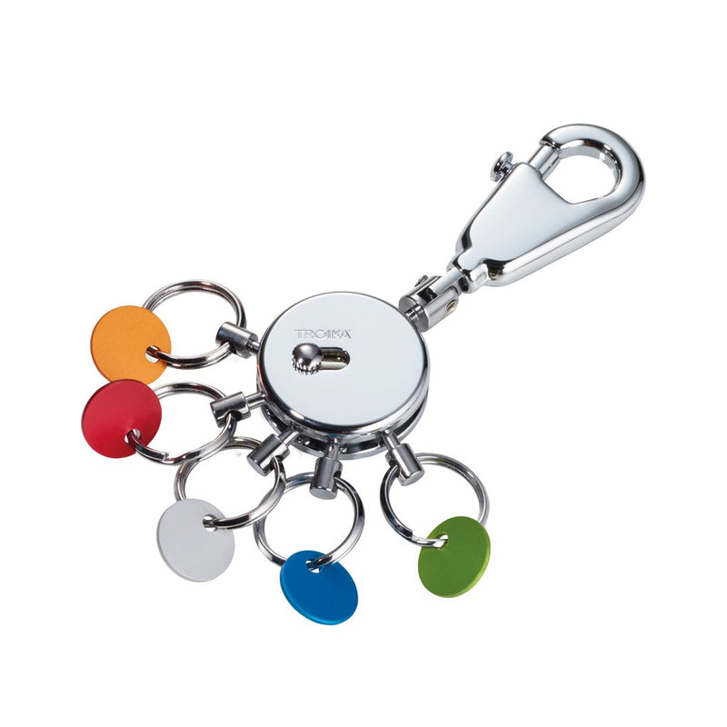 TROIKA Keychains & Keyrings - Multiple Premium Materials colorful rings design